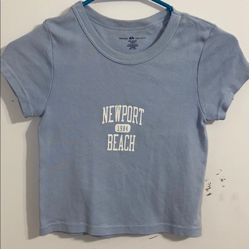 newport beach brandy melville crop top